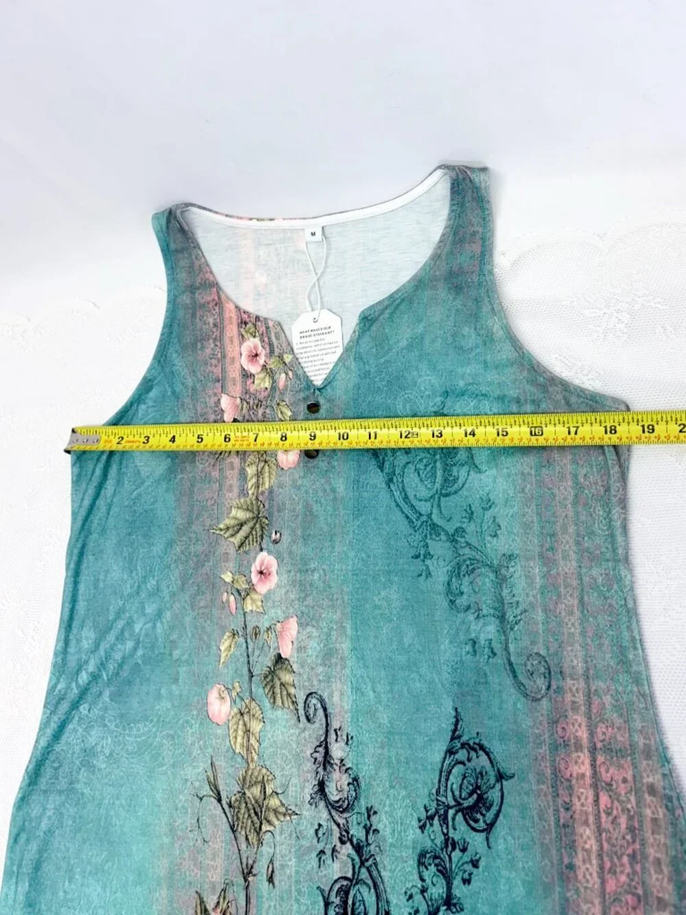 Made With Heart Women's Boho Summer Sun Dress Medium - Picture 10 of 13